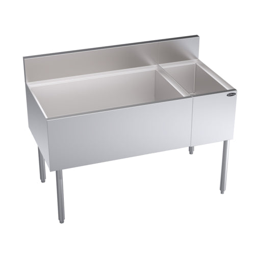 Krowne KR24-M48L Underbar Ice Bin/Cocktail Station, Bottle Well Bin