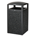 Alpine ALP471-40-GRYS Trash Receptacle, Outdoor/Indoor