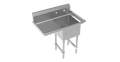 Krowne CS-1818-L-LF Sink, (1) One Compartment