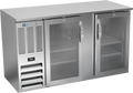 Beverage Air BBN58HC-FG-S Back Bar Cabinet, Refrigerated