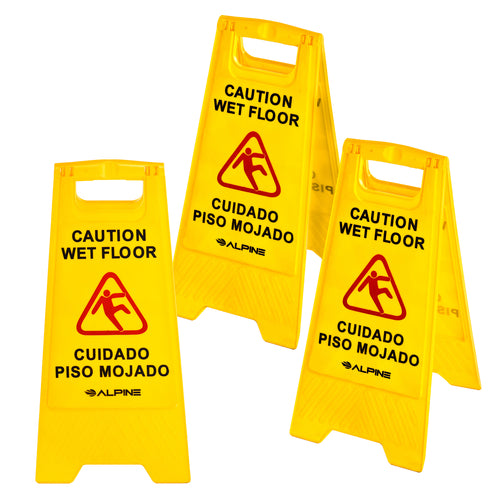 Alpine ALP499-3 Sign, Wet Floor