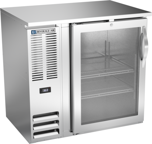 Beverage Air BBN36HC-G-S Back Bar Cabinet, Refrigerated