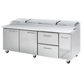 Blue Air BAPP93-D2R-HC Refrigerated Counter, Pizza Prep Table