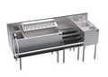 Krowne KR24-S74-10 Underbar Ice Bin/Cocktail Station, Sink Combo