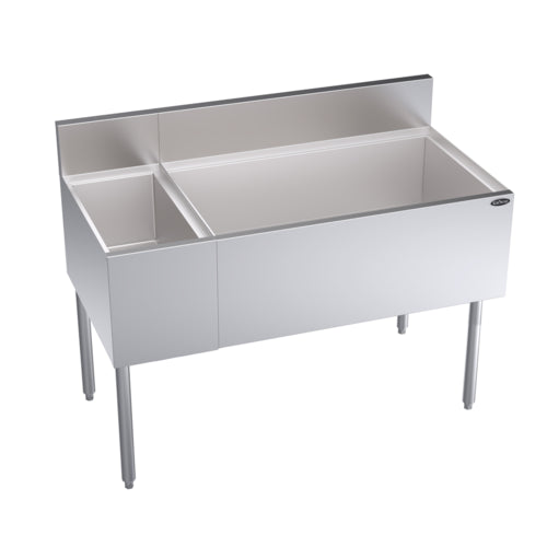 Krowne KR24-M48R-10 Underbar Ice Bin/Cocktail Station, Bottle Well Bin