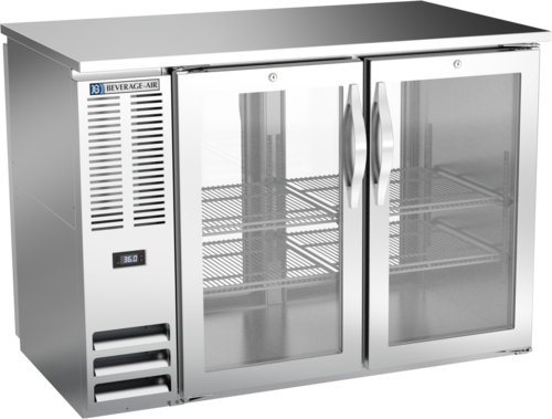 Beverage Air BBN48HC-FG-PT-S Back Bar Cabinet, Refrigerated, Pass-Thru