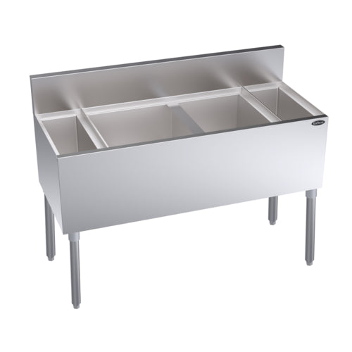 Krowne KR19-MS46C Underbar Ice Bin/Cocktail Station, Bottle Well Bin