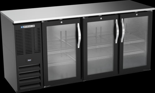 Beverage Air BBN72HC-FG-B Back Bar Cabinet, Refrigerated