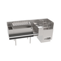 Krowne KR24-TCS72E Underbar Ice Bin/Cocktail Station, Bottle Well Bin
