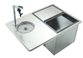 Krowne WS-2 Glass Filler Station with Drain Pan