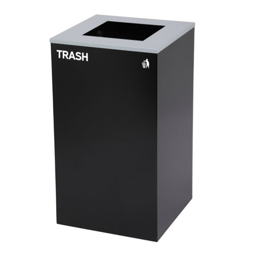 Alpine ALP4450-KIT-BLK-S-TR Recycling Receptacle / Container, Metal