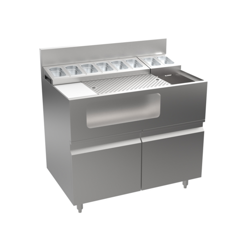 Krowne AL24-LAB38-D Underbar Ice Bin/Cocktail Unit
