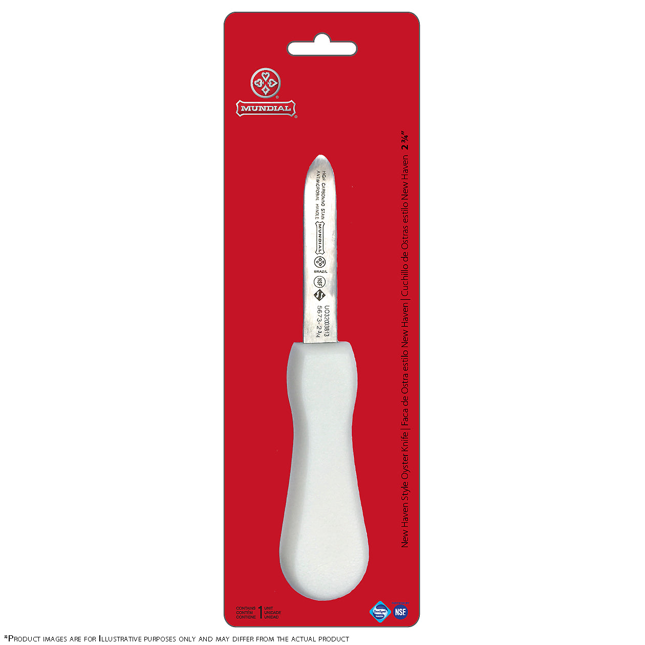 Mundial W5673-2 3/4 Knife, Oyster / Clam