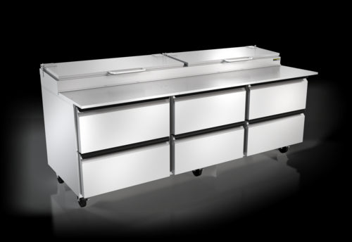 Silver King SKPZ92-EDUS1 Refrigerated Counter, Pizza Prep Table