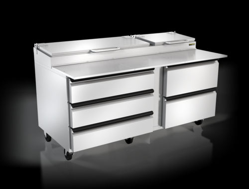 Silver King SKPZ72-EDUS2 Refrigerated Counter, Pizza Prep Table