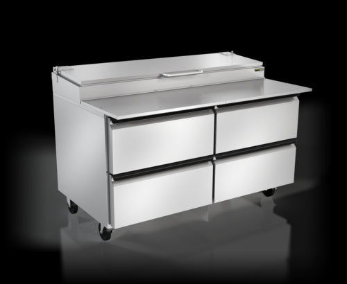 Silver King SKPZ60-EDUS10 Refrigerated Counter, Pizza Prep Table