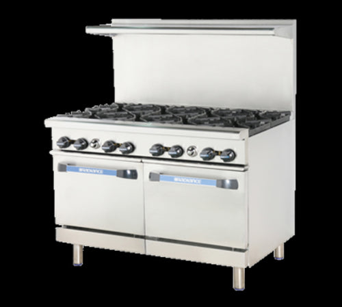 Turbo Air TAR-8 Range, 48" Restaurant, Gas