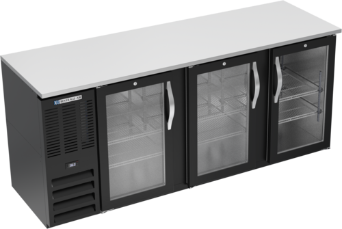 Beverage Air BBN78HC-G-B Back Bar Cabinet, Refrigerated