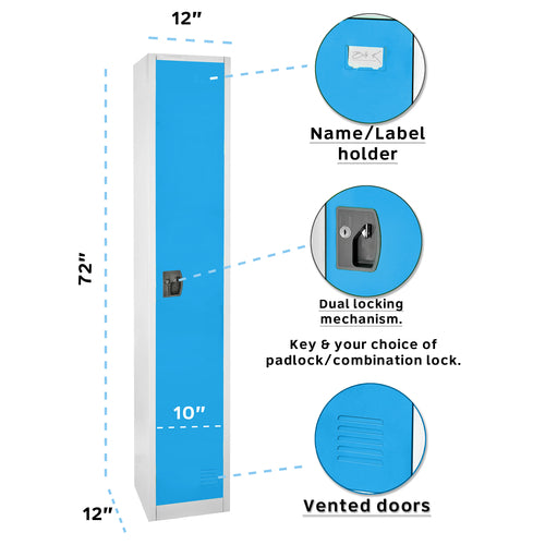 Alpine ADI629-201-BLU Locker