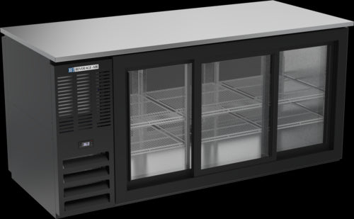 Beverage Air BB72HC-GS-PT-B Back Bar Cabinet, Refrigerated, Pass-Thru