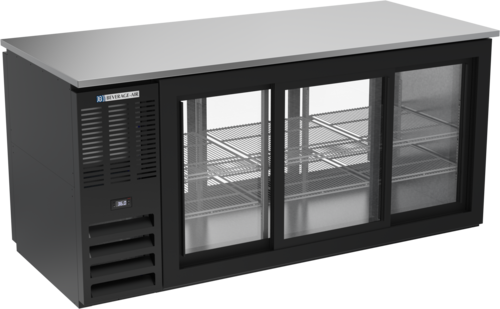 Beverage Air BB72HC-GS-PT-B Back Bar Cabinet, Refrigerated, Pass-Thru