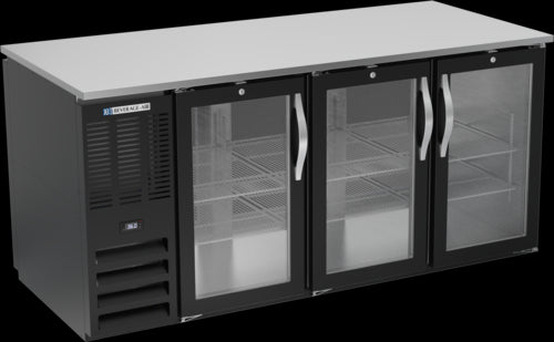 Beverage Air BB72HC-FG-PT-B Back Bar Cabinet, Refrigerated, Pass-Thru