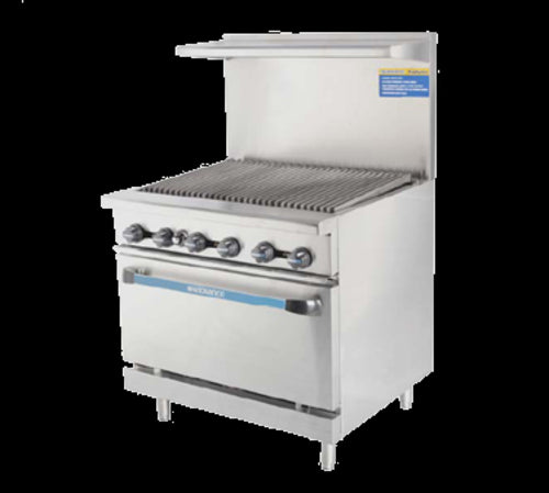 Turbo Air TAR-36RB-LP Range, 36" Restaurant, Gas
