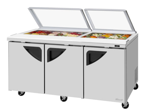 Turbo Air TST-72SD-N-GL Refrigerated Counter, Sandwich / Salad Unit