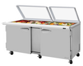 Turbo Air PST-72-30-N-GL Refrigerated Counter, Mega Top Sandwich / Salad Unit