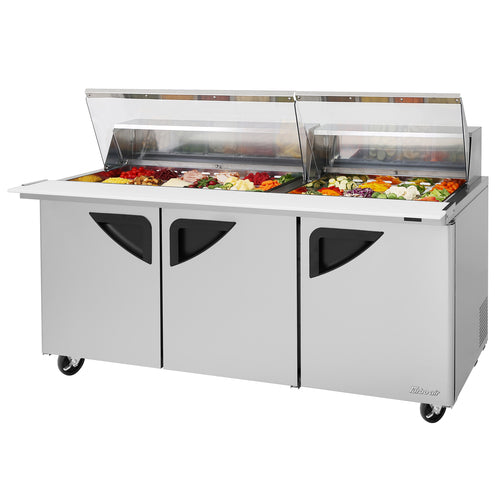 Turbo Air TST-72SD-30-N-CL Refrigerated Counter, Mega Top Sandwich / Salad Unit
