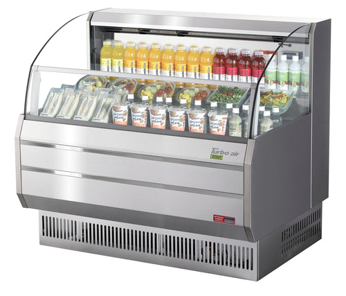 Turbo Air TOM-50SS-N Merchandiser, Open Refrigerated Display