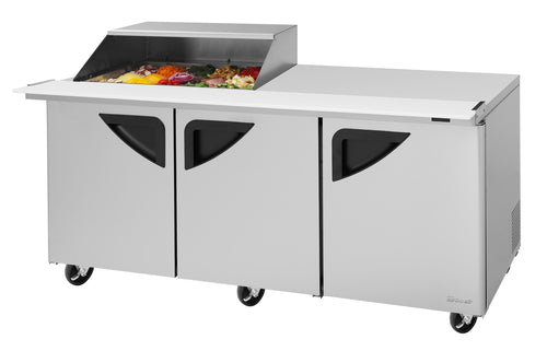 Turbo Air TST-72SD-15M-N-SL(-LW) Refrigerated Counter, Mega Top Sandwich / Salad Unit