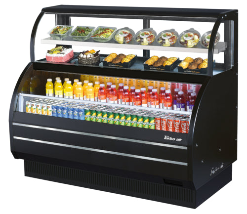 Turbo Air TOM-W-60SB-N Merchandiser, Open Refrigerated Display