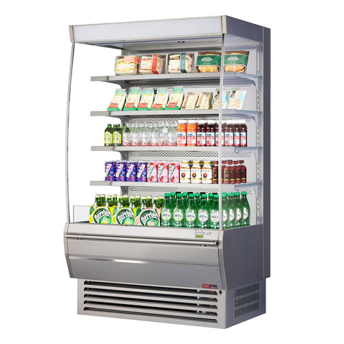 Turbo Air TOM-48DXS-N Merchandiser, Open Refrigerated Display
