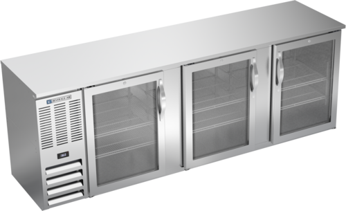 Beverage Air BBN94HC-FG-S Back Bar Cabinet, Refrigerated