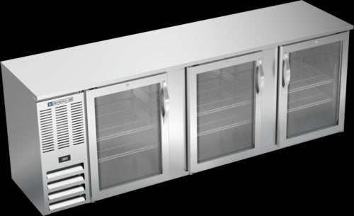 Beverage Air BBN94HC-FG-S Back Bar Cabinet, Refrigerated