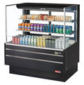 Turbo Air TOM-48L-UFD-W(B)-3S-N Merchandiser, Open Refrigerated Display