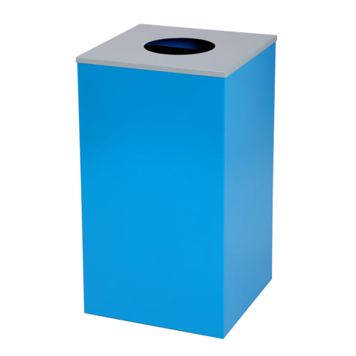 Alpine ALP4450-KIT-BLU-C Recycling Receptacle / Container, Metal