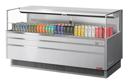 Turbo Air TOM-72L-UF-S-1S-N Merchandiser, Open Refrigerated Display