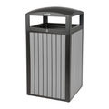 Alpine ALP471-40-WD-GRY Trash Can / Container, Commercial