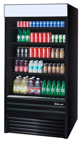 Turbo Air TOM-36EB-A-N Merchandiser, Open Refrigerated Display