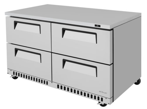 Turbo Air TUR-60SD-D4-FB-N Refrigerator, Undercounter, Reach-In