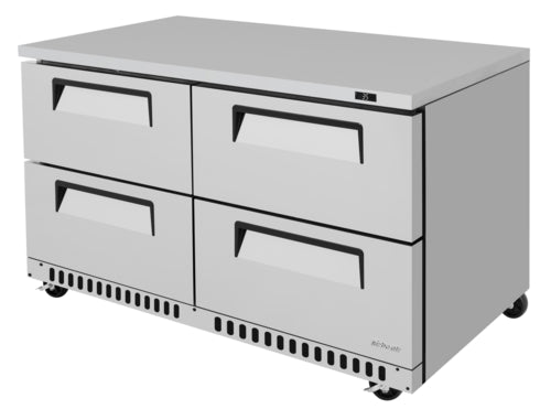 Turbo Air TUR-60SD-D4-FB-N Refrigerator, Undercounter, Reach-In