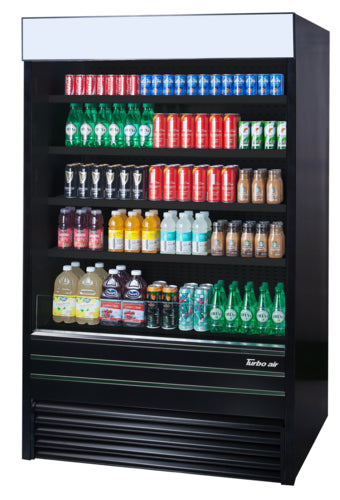 Turbo Air TOM-48EB-A-N Merchandiser, Open Refrigerated Display