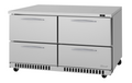 Turbo Air PUR-60-D4-FB-N Refrigerator, Undercounter, Reach-In