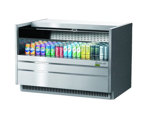 Turbo Air TOM-48UC-S-N Display Case, Refrigerated, Drop In