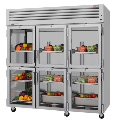 Turbo Air PRO-77-6R-G-N Refrigerator, Reach-In
