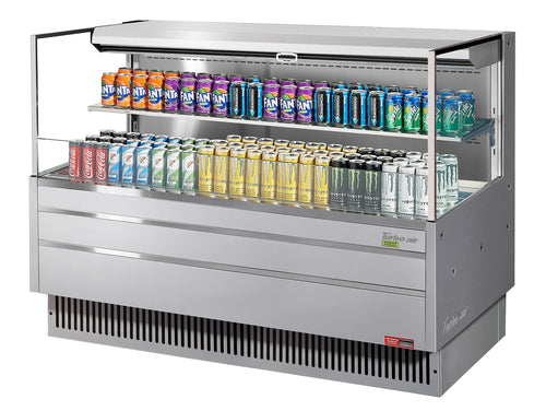 Turbo Air TOM-60L-UF-S-2S-N Merchandiser, Open Refrigerated Display