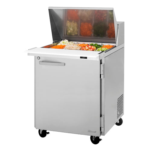 Turbo Air PST-28-12-N(-L) Refrigerated Counter, Mega Top Sandwich / Salad Unit