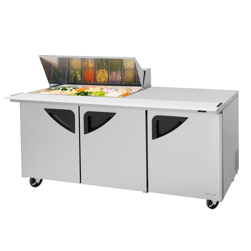 Turbo Air TST-72SD-18M-N(-LW) Refrigerated Counter, Mega Top Sandwich / Salad Unit
